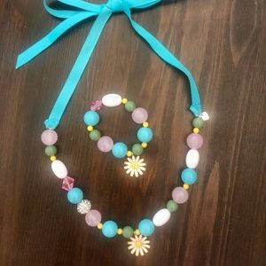 Stella & Dot Daisy Necklace and Bracelet Set
